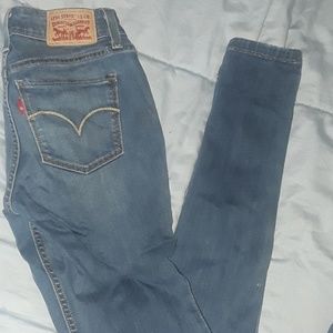 Levis super skinny jeans